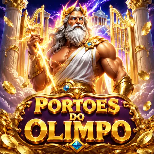 Capa do slot Gates of Olympus com o deus Zeus