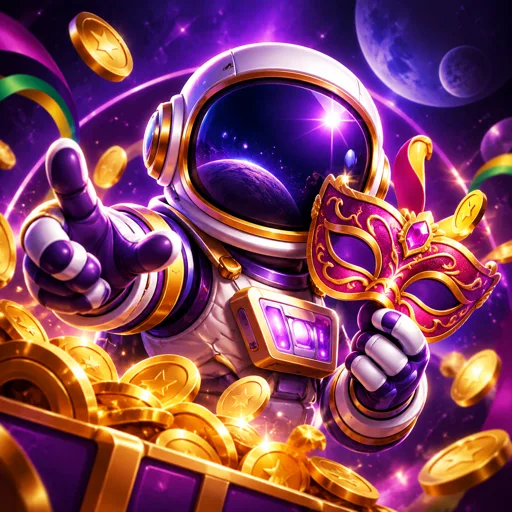 Capa do crash game espacial Spaceman
